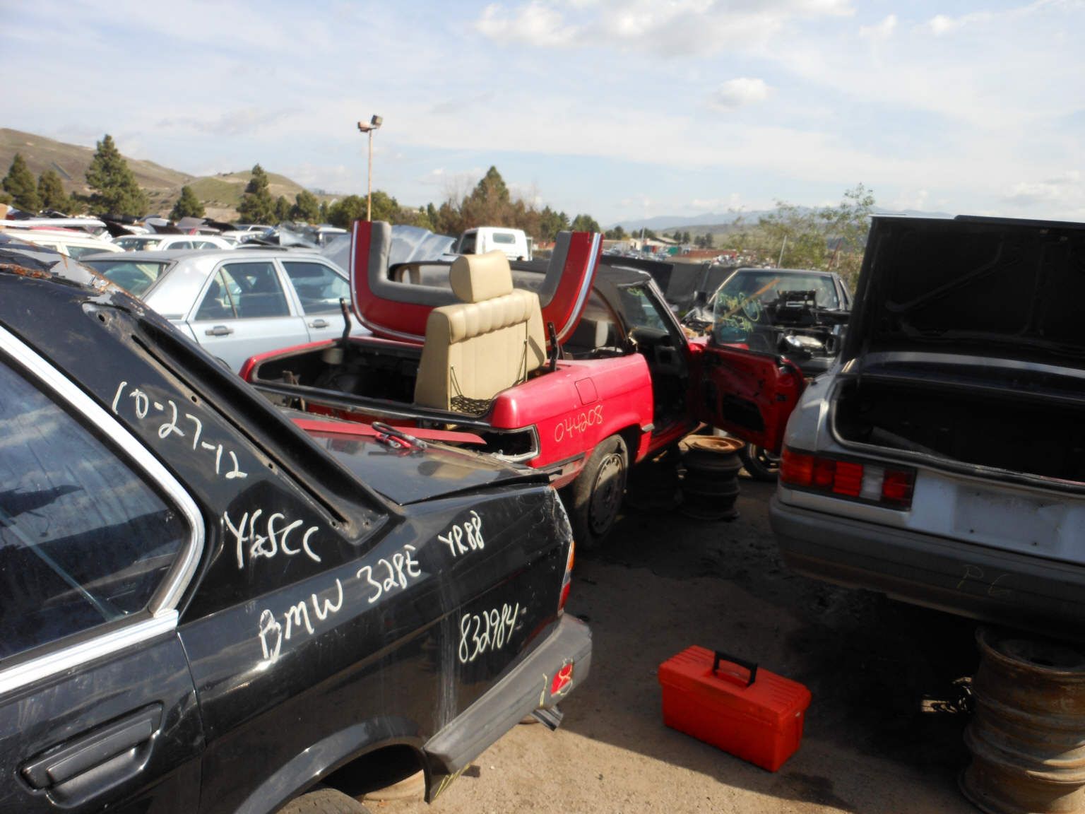 Mittlerweile landen etliche 107er auf den Schrottplätzen.