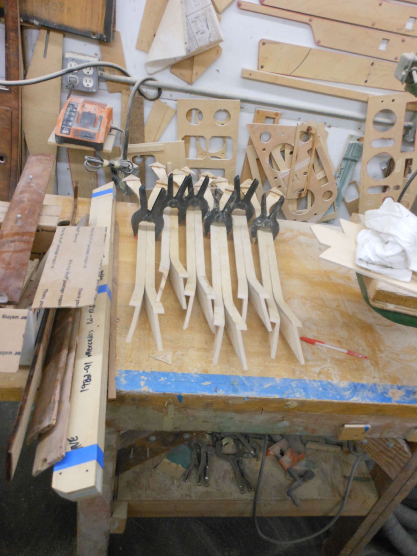 126 er Coupe AMG Holzsätze