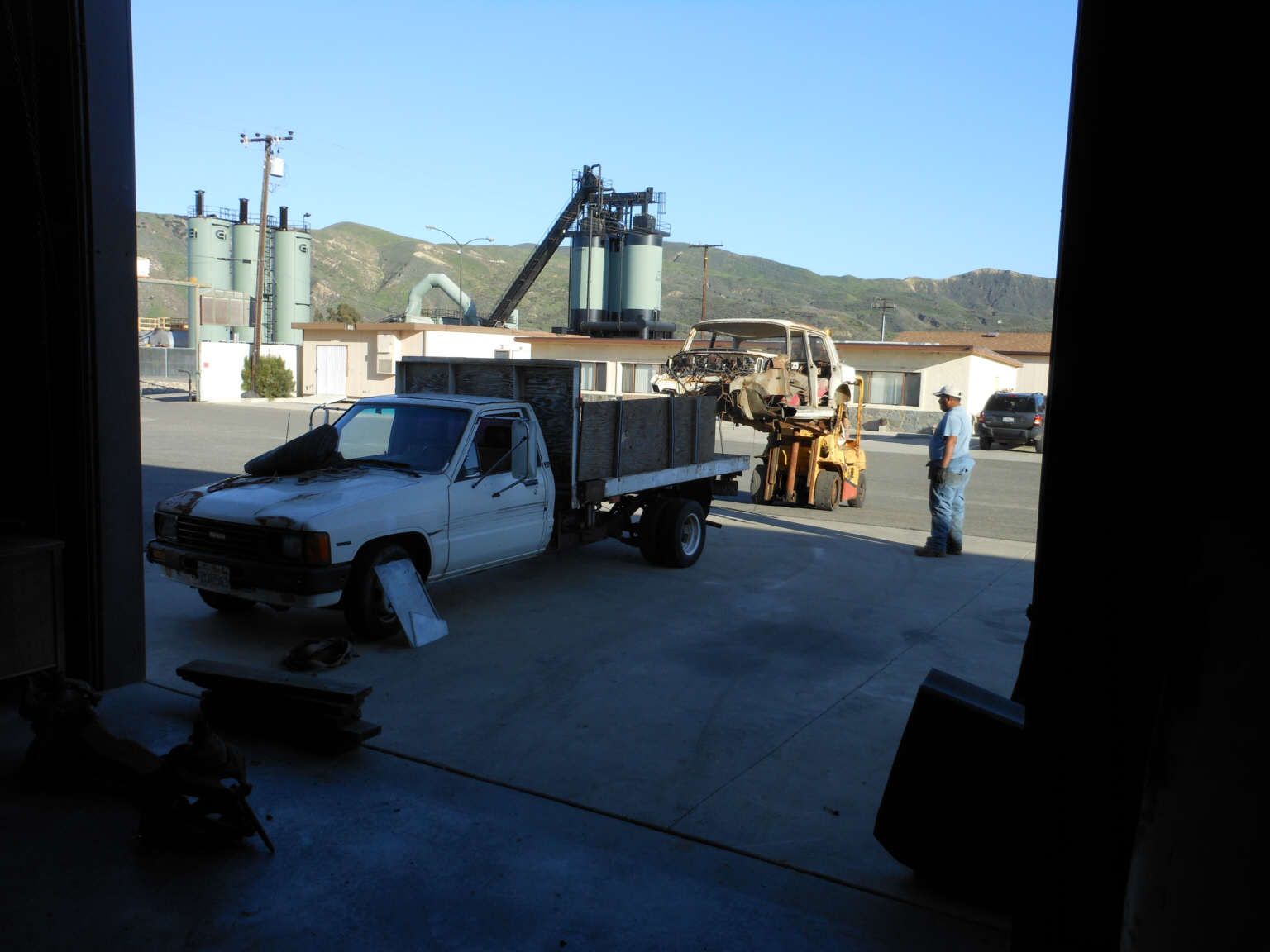 Die Reste gingen per Pick Up zum Scrap-Metal-Aufkäufer