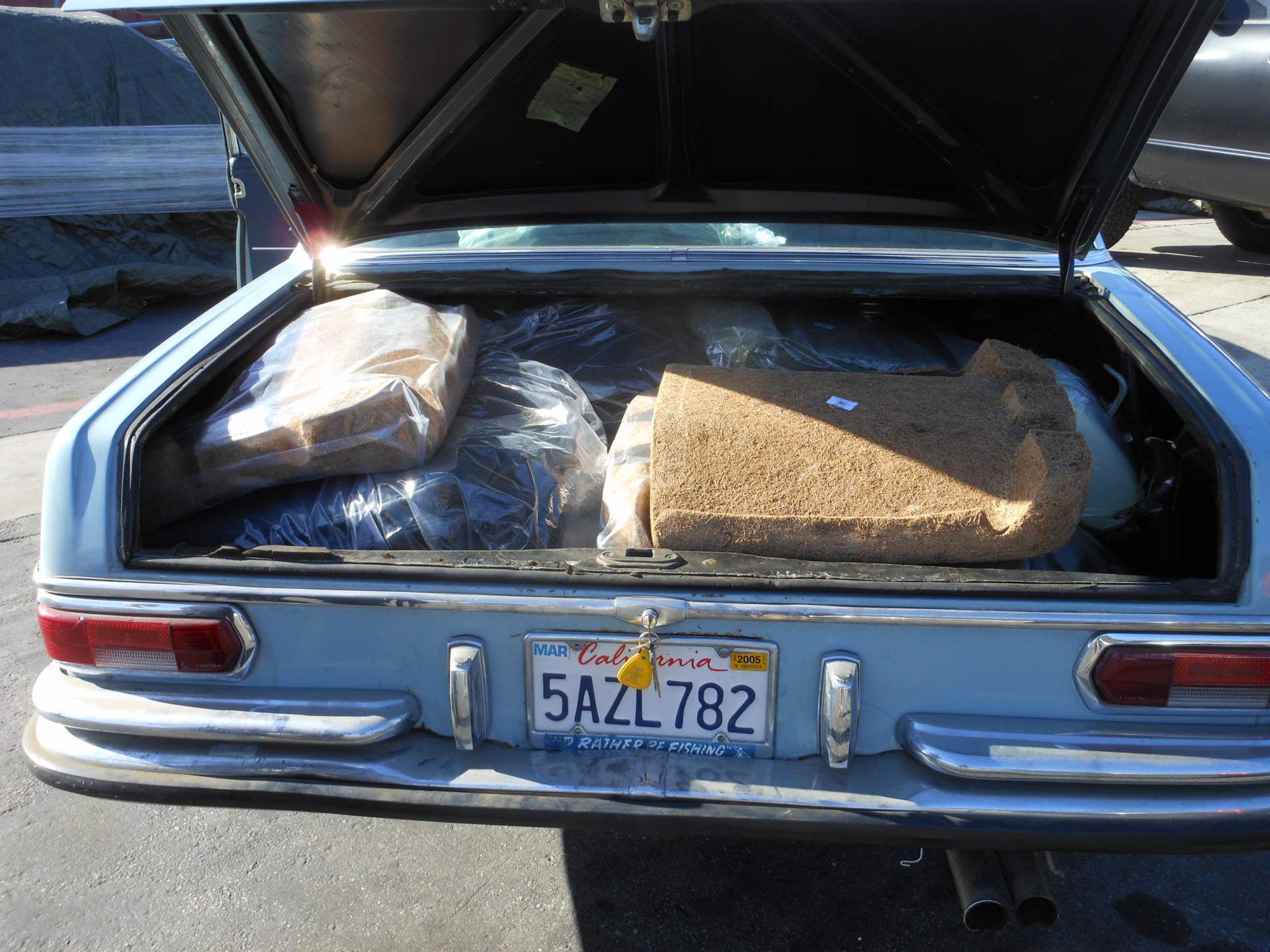 Für alle wichtigen Typen Mustersitzkissen und -lehnen.