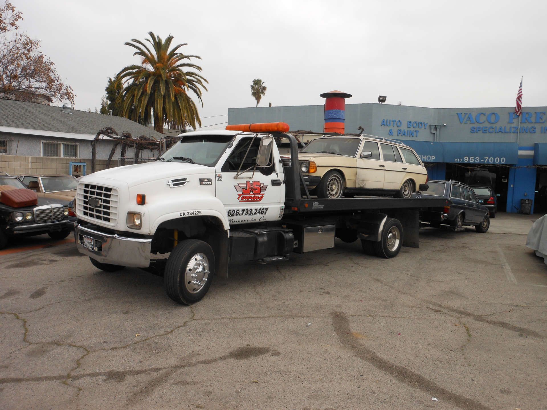 Abtransport der Kombinationskraftwägen