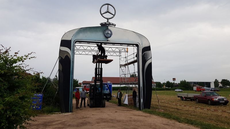 Kühlergrill Aufbau