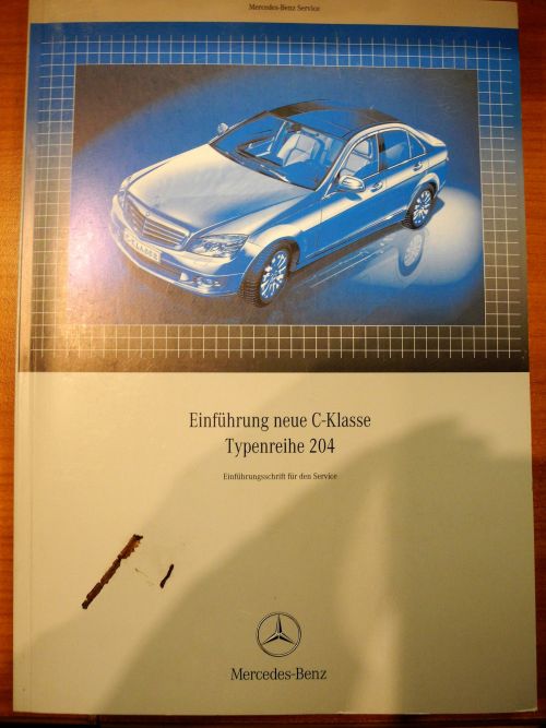 Mercedes Benz Broschüre - Einführung neue C-Klasse Typenreihe 204