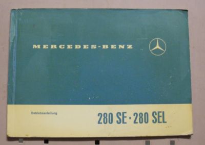 Bedienungsanleitung 280 SE / 280 SEL deutsch